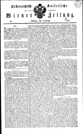 Wiener Zeitung 18330204 Seite: 1