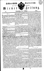 Wiener Zeitung 18330207 Seite: 1