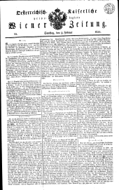 Wiener Zeitung 18330209 Seite: 1