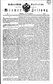 Wiener Zeitung 18330216 Seite: 1