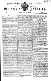 Wiener Zeitung 18330218 Seite: 1