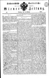 Wiener Zeitung 18330222 Seite: 1