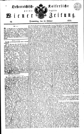 Wiener Zeitung 18330228 Seite: 1