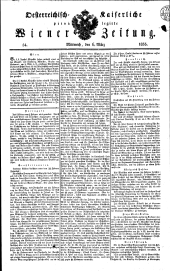 Wiener Zeitung 18330306 Seite: 1