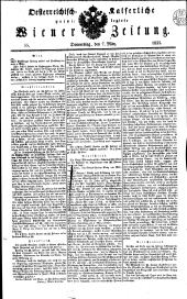 Wiener Zeitung 18330307 Seite: 1