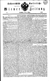 Wiener Zeitung 18330309 Seite: 1