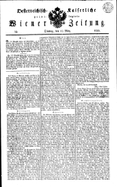 Wiener Zeitung 18330312 Seite: 1