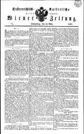 Wiener Zeitung 18330328 Seite: 1