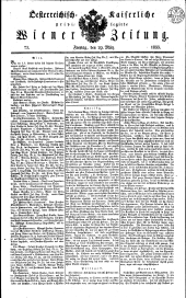 Wiener Zeitung 18330329 Seite: 1