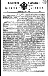 Wiener Zeitung 18330404 Seite: 1