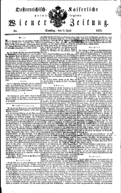 Wiener Zeitung 18330406 Seite: 1