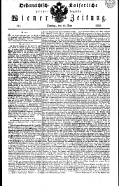 Wiener Zeitung 18330514 Seite: 1