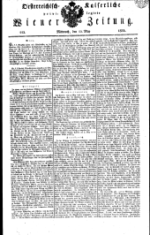 Wiener Zeitung 18330515 Seite: 1