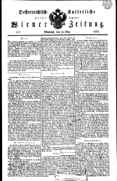 Wiener Zeitung 18330522 Seite: 1