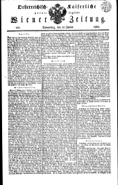 Wiener Zeitung 18330620 Seite: 1