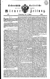 Wiener Zeitung 18330627 Seite: 1