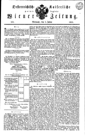 Wiener Zeitung 18330703 Seite: 1