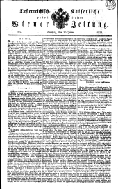 Wiener Zeitung 18330720 Seite: 1