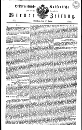 Wiener Zeitung 18330727 Seite: 1