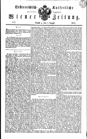 Wiener Zeitung 18330803 Seite: 1