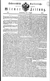 Wiener Zeitung 18330808 Seite: 1