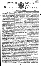 Wiener Zeitung 18330810 Seite: 1