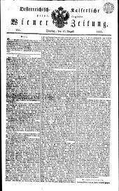 Wiener Zeitung 18330813 Seite: 1