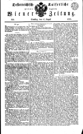 Wiener Zeitung 18330817 Seite: 1