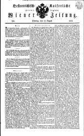 Wiener Zeitung 18330820 Seite: 1