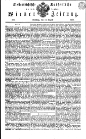 Wiener Zeitung 18330831 Seite: 1
