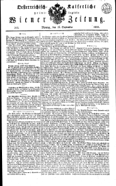 Wiener Zeitung 18330916 Seite: 1