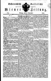Wiener Zeitung 18330923 Seite: 1