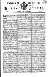 Wiener Zeitung 18330928 Seite: 1