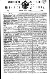 Wiener Zeitung 18331016 Seite: 1