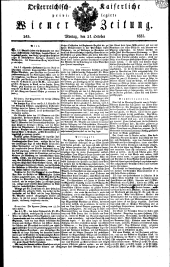 Wiener Zeitung 18331021 Seite: 1