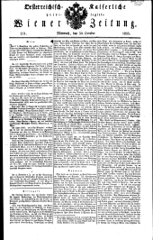 Wiener Zeitung 18331030 Seite: 1