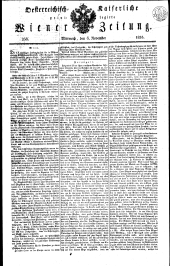 Wiener Zeitung 18331106 Seite: 1