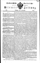 Wiener Zeitung 18331116 Seite: 1