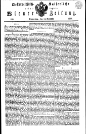 Wiener Zeitung 18331121 Seite: 1