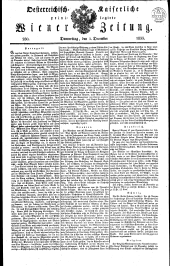 Wiener Zeitung 18331205 Seite: 1