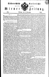 Wiener Zeitung 18331216 Seite: 1