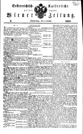 Wiener Zeitung 18340109 Seite: 1