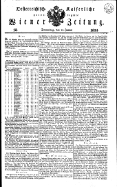 Wiener Zeitung 18340123 Seite: 1