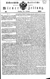 Wiener Zeitung 18340201 Seite: 1