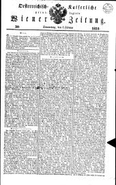 Wiener Zeitung 18340206 Seite: 1