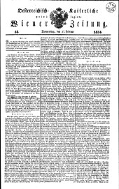 Wiener Zeitung 18340227 Seite: 1