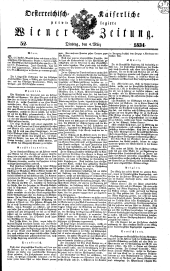 Wiener Zeitung 18340304 Seite: 1