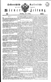 Wiener Zeitung 18340308 Seite: 1