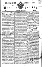 Wiener Zeitung 18340409 Seite: 1