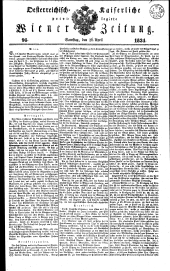 Wiener Zeitung 18340426 Seite: 1